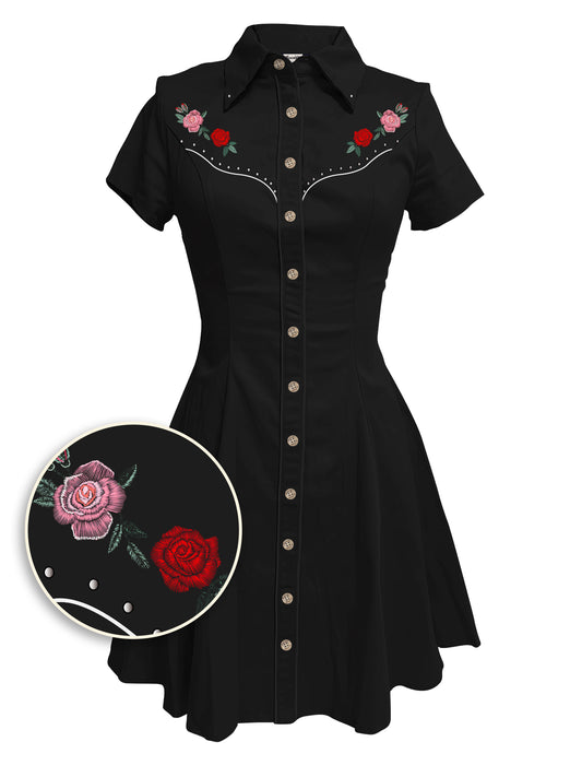 [Embroidery]Vintage Dress - 100% Cotton Dress