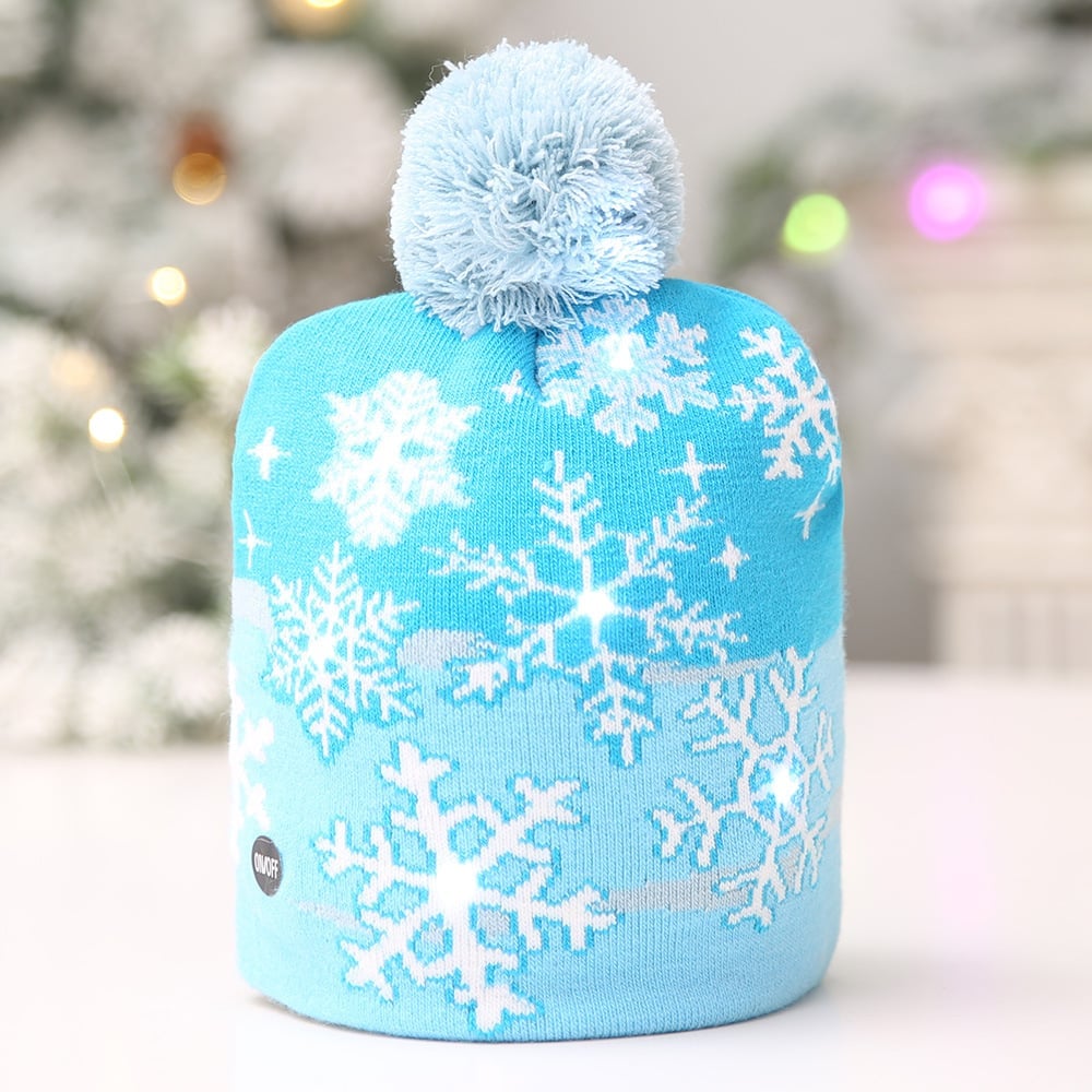 🎁2022 Early Christmas Sale 48% OFF- Christmas LED Light Knitted Beanies