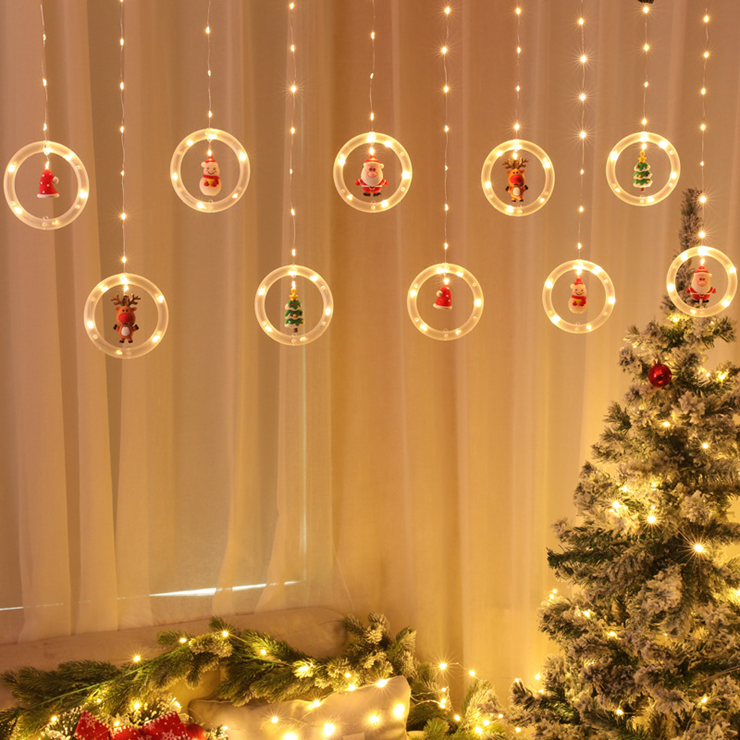 Christmas Curtain String Lights(🎅 Christmas Early Special Offer - 50% OFF + Buy 2 Free Shipping)