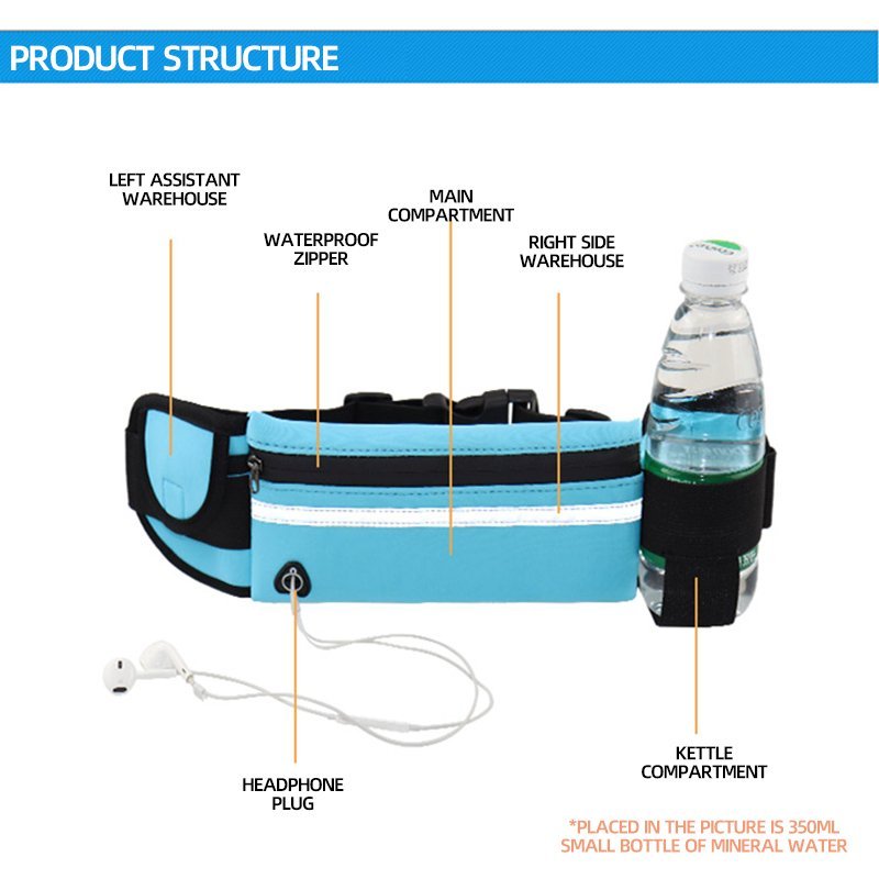 Running  Sports Waterproof Belt Bag