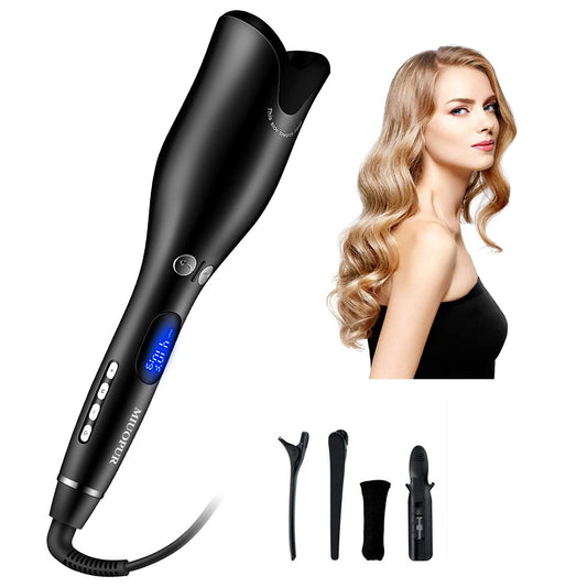 Automatic Hair Curling Iron with Ceramic Ionic Barrel Hair Curler