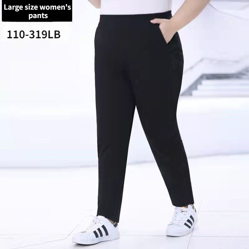 XL-9XL Extra large size warm fleece pants