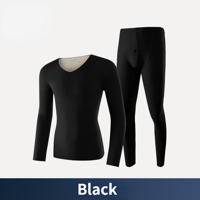 Seamless double-layer thermal underwear