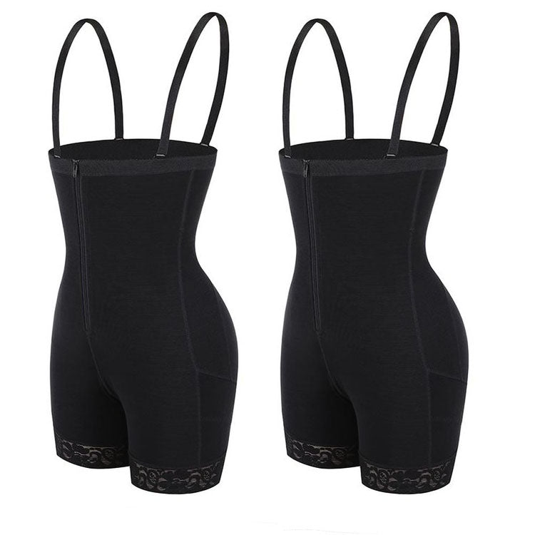 Firm Tummy Compression Bodysuit Shaper With Butt Lifter