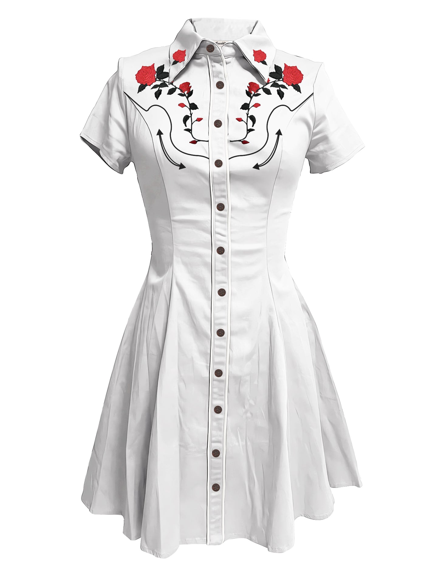Rose - 100% Cotton Dress