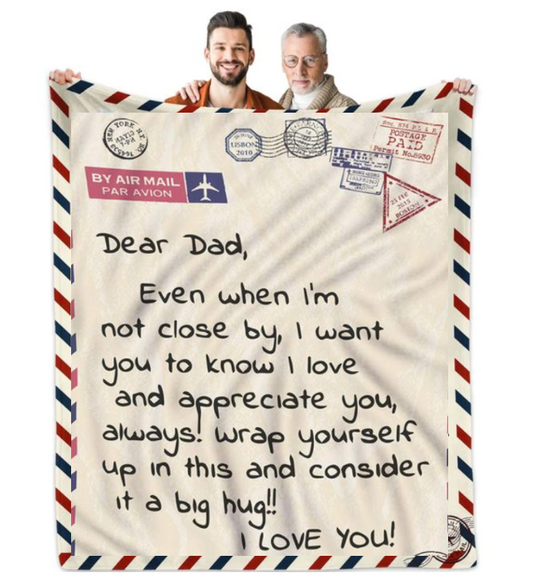 LETTER TO DAD BLANKET