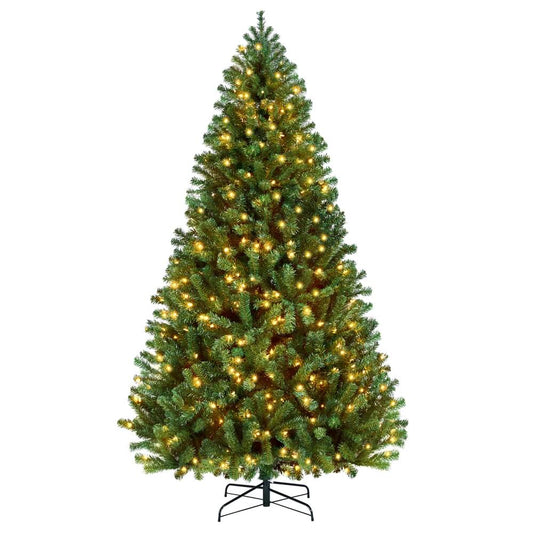 7.5’ Pre-Lit Artificial Christmas Tree