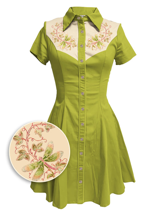 Sequin Dragonfly - 100% Cotton Double Pocket Dress
