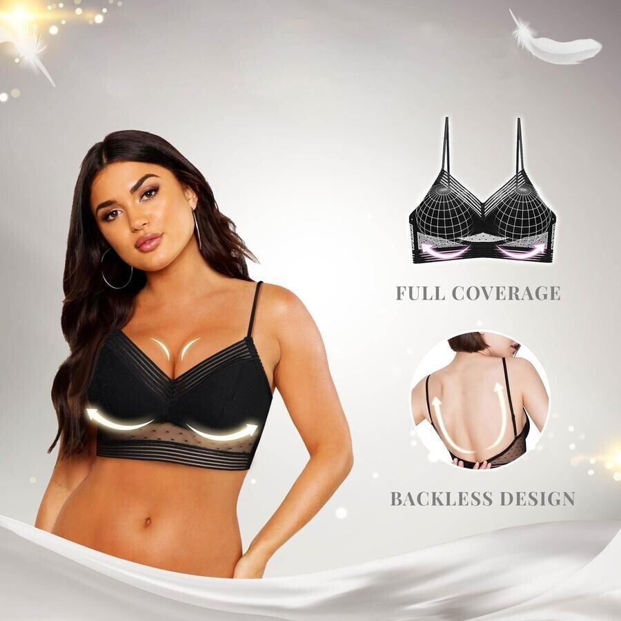 Low Back Wireless Lifting Lace Bra (Buy 2 Free Shipping)