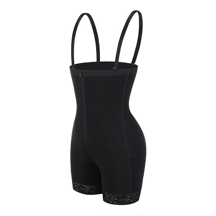 Firm Tummy Compression Bodysuit Shaper With Butt Lifter