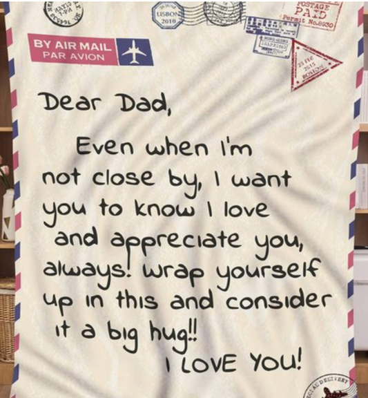 LETTER TO DAD BLANKET