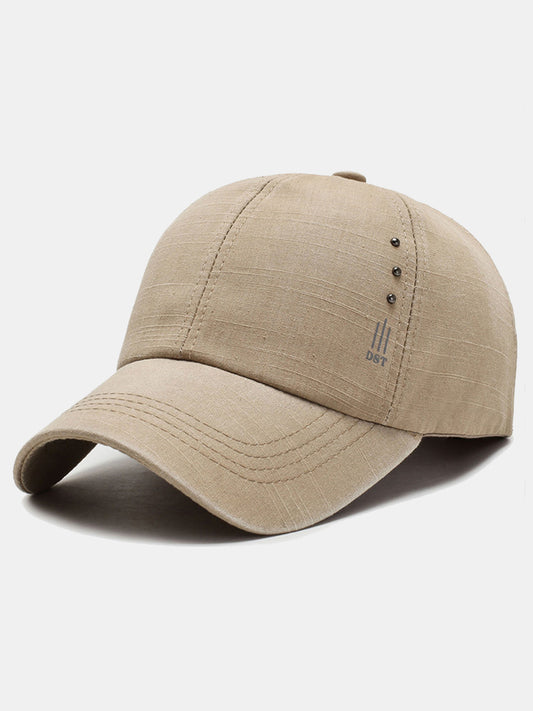 Unisex Letter Embroidered USA Flag Hat