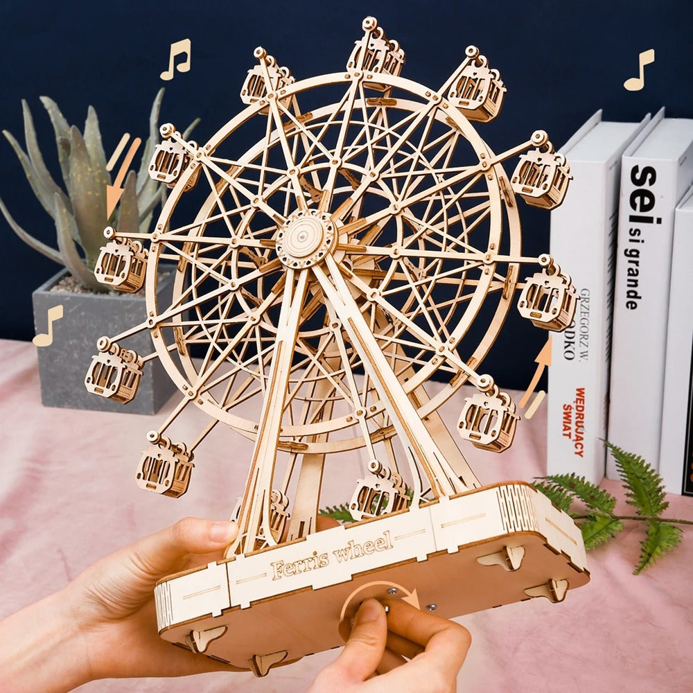 DIY 3D Ferris Wheel Wooden Model Building