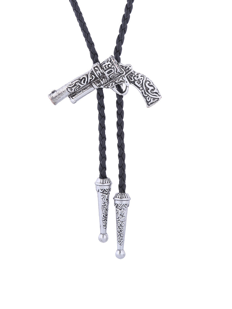 Western Gun Arabesque Bolo Tie
