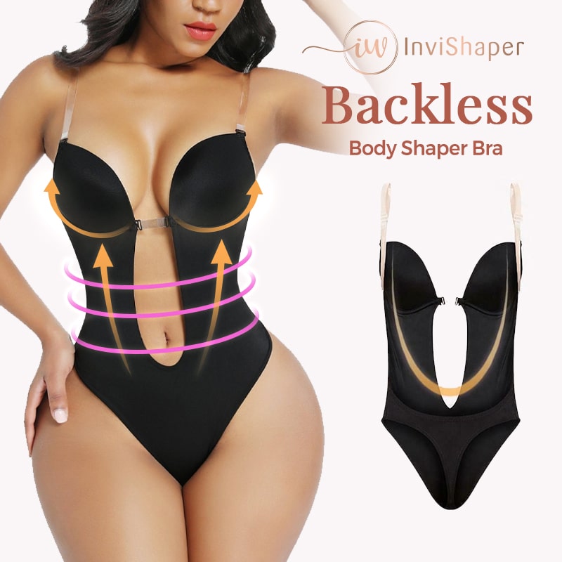 InviShaper - Plunge Backless Body Shaper Bra