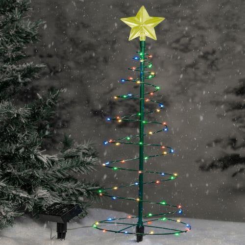 Solar Metal LED Christmas Tree Decoration String Lights