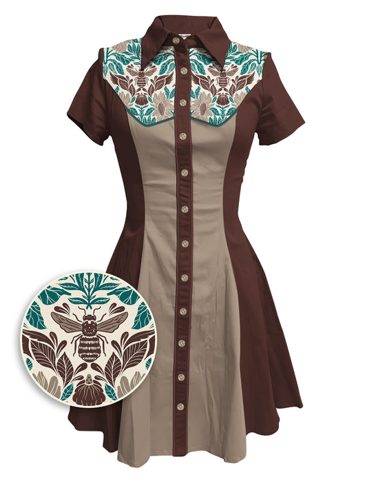 Bugs And Blooms - 100% Cotton Dress