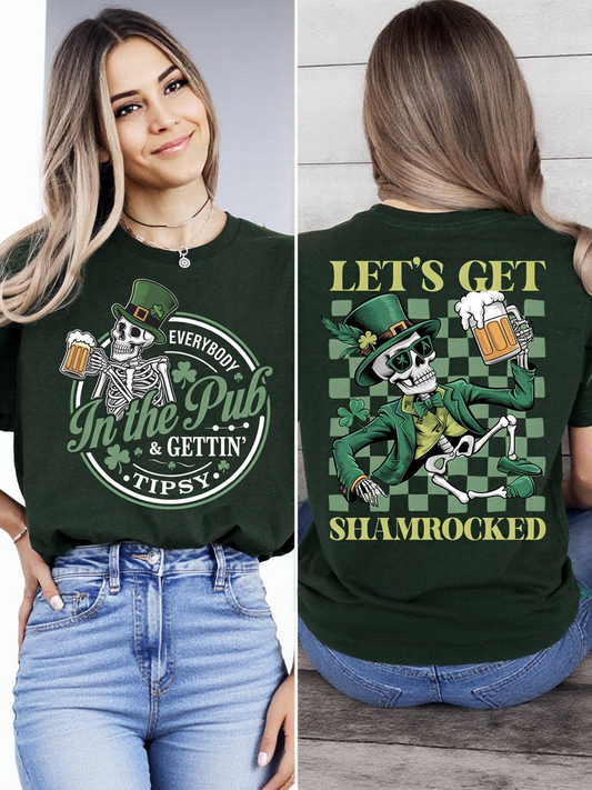 Let's Get Shamrocked Crew Neck T-shirt